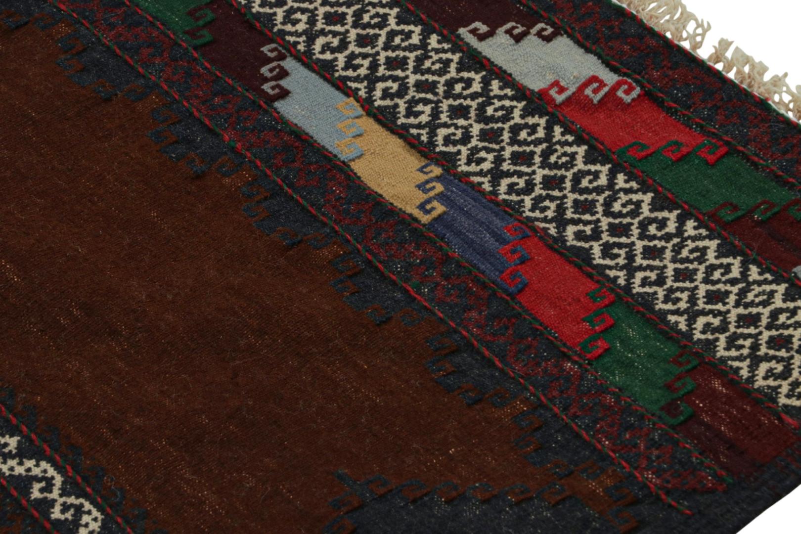 Vintage Afghan Baluch Kilim Runner Rug
