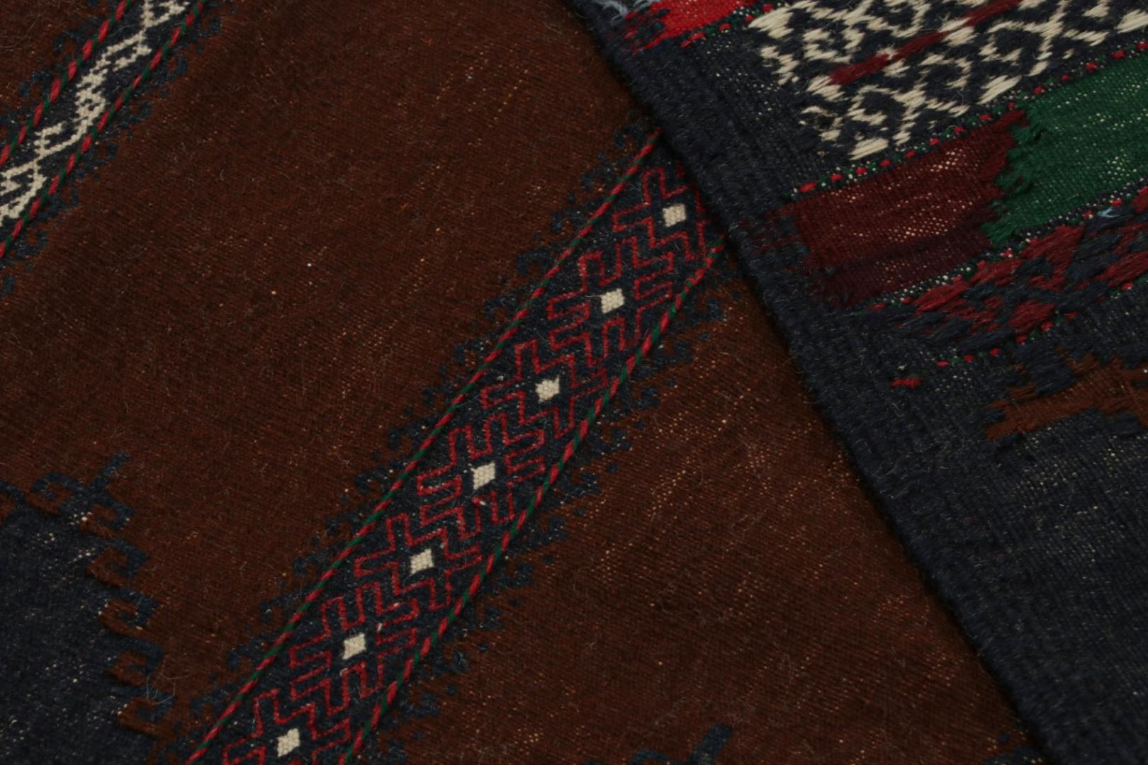 Vintage Afghan Baluch Kilim Runner Rug
