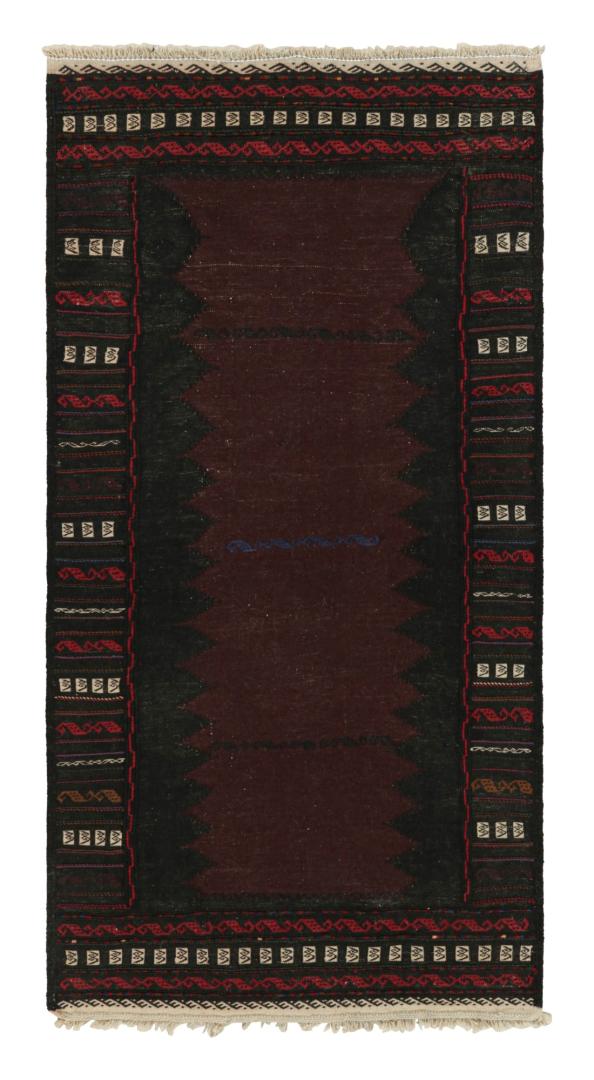 Vintage Afghan Baluch Kilim Runner Rug