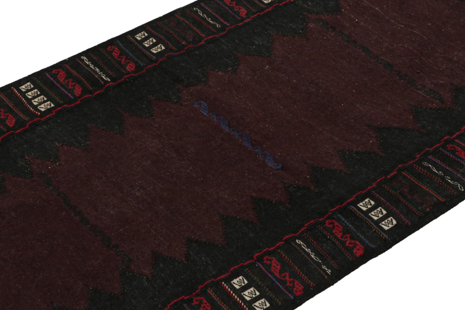Vintage Afghan Baluch Kilim Runner Rug