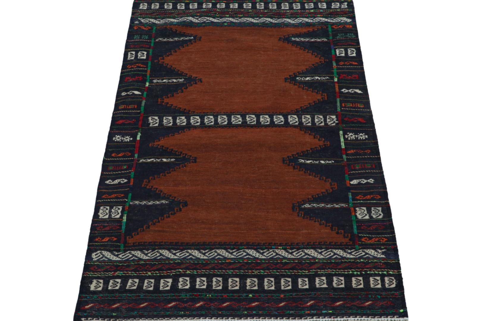 Vintage Afghan Baluch Kilim Scatter Rug