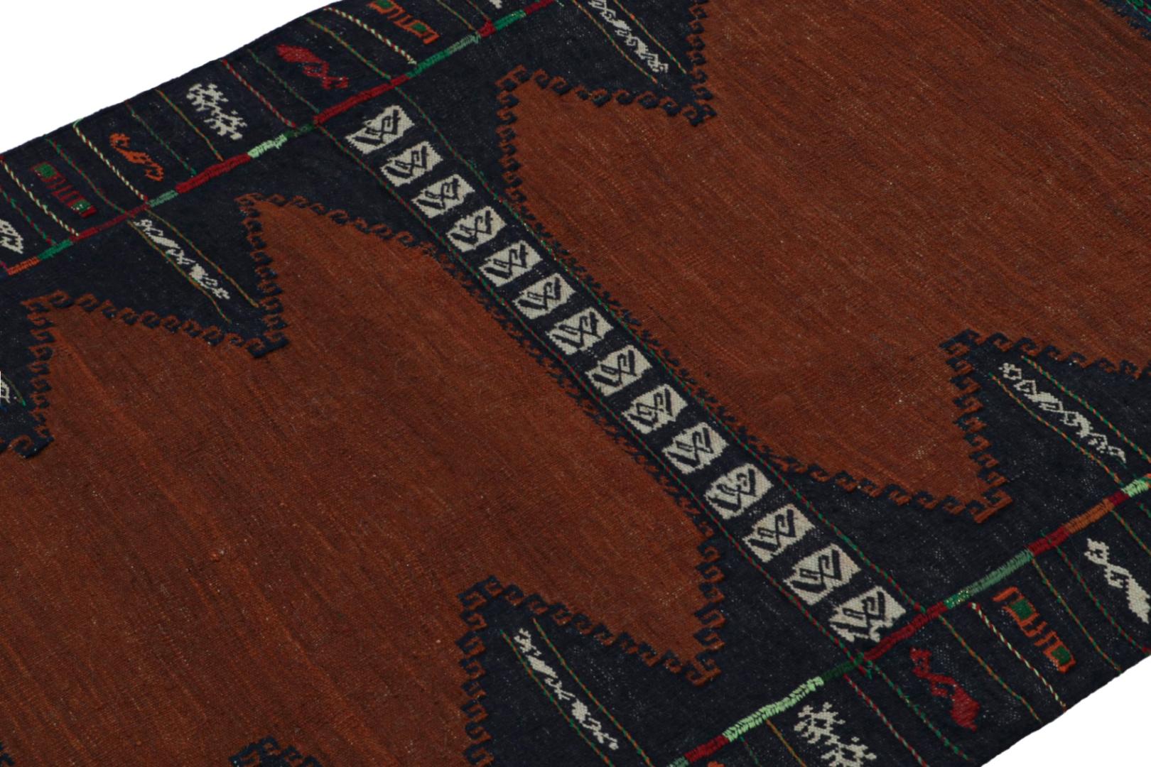 Vintage Afghan Baluch Kilim Scatter Rug