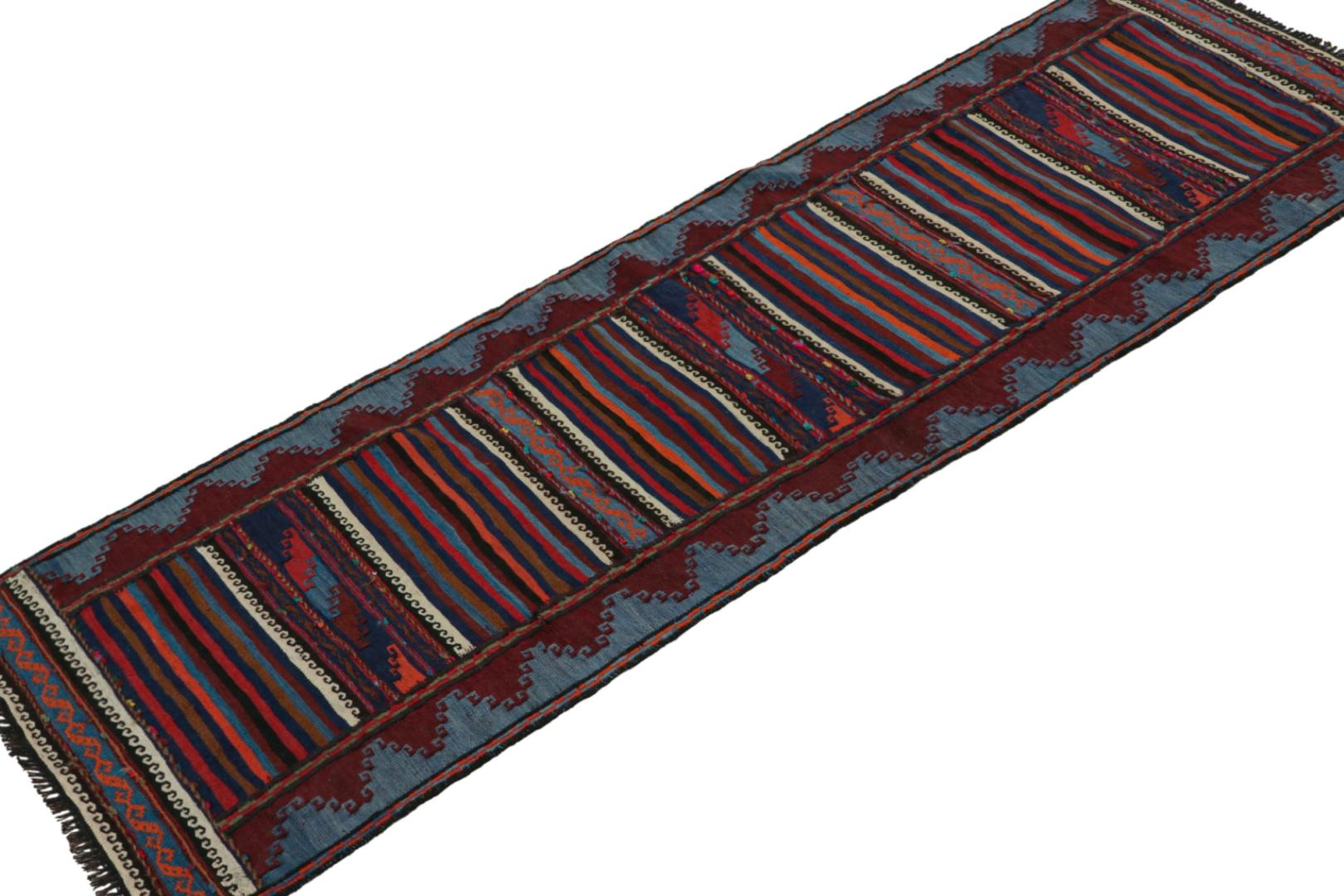 Vintage Afghan Baluch Kilim Runner Rug