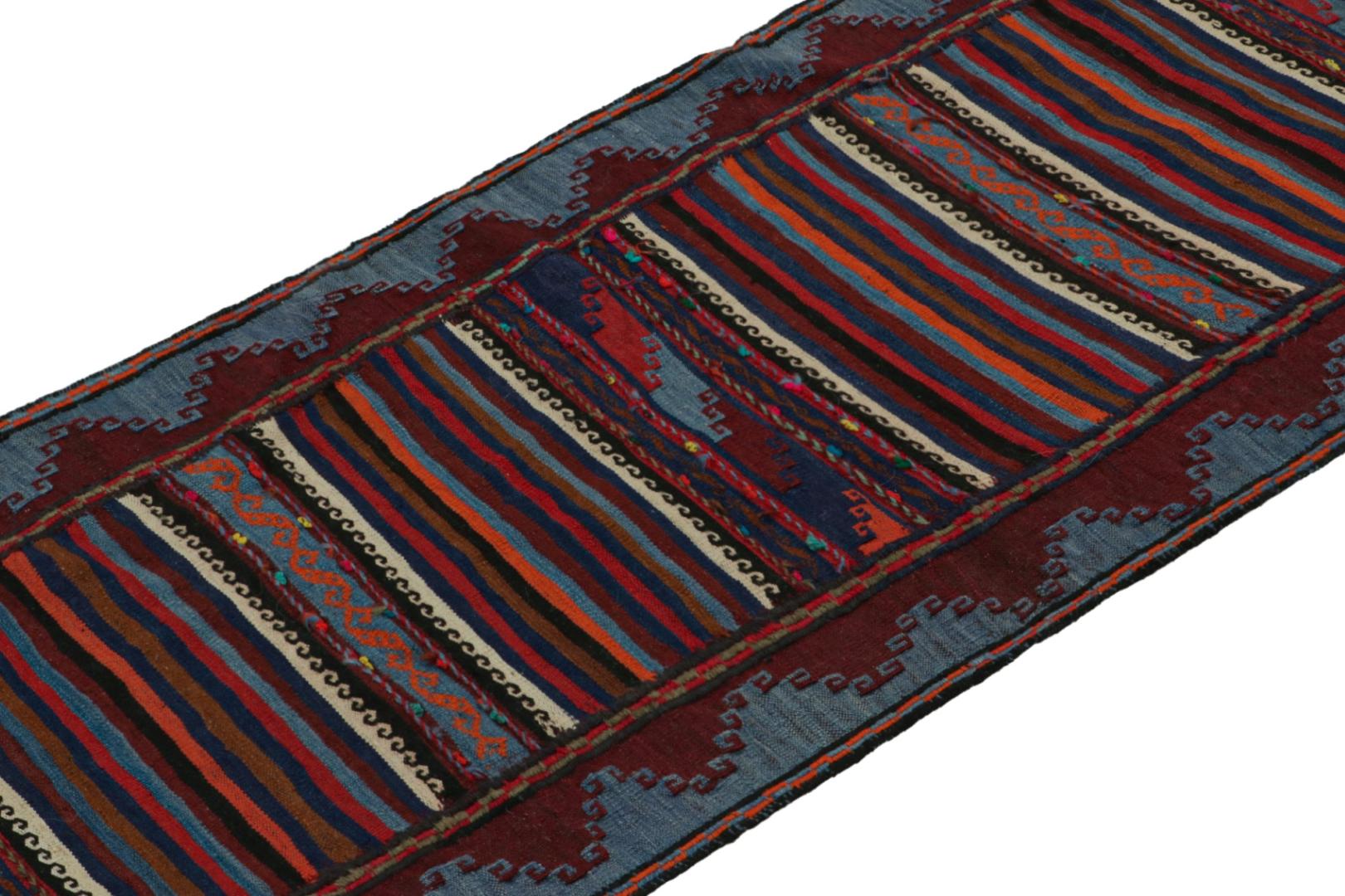 Vintage Afghan Baluch Kilim Runner Rug