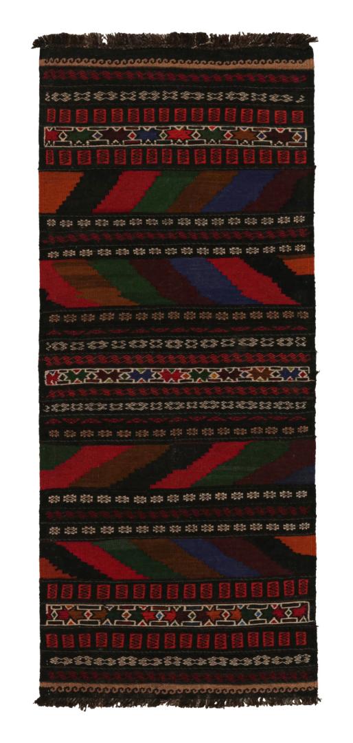 Vintage Afghan Baluch Kilim Runner Rug