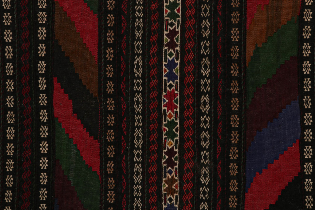 Vintage Afghan Baluch Kilim Runner Rug