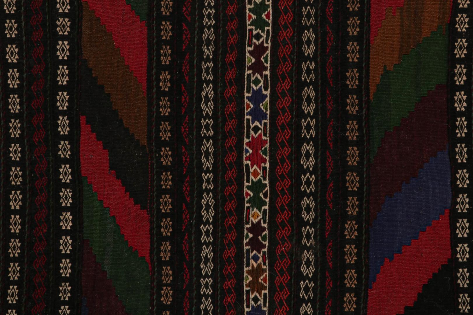 Vintage Afghan Baluch Kilim Runner Rug