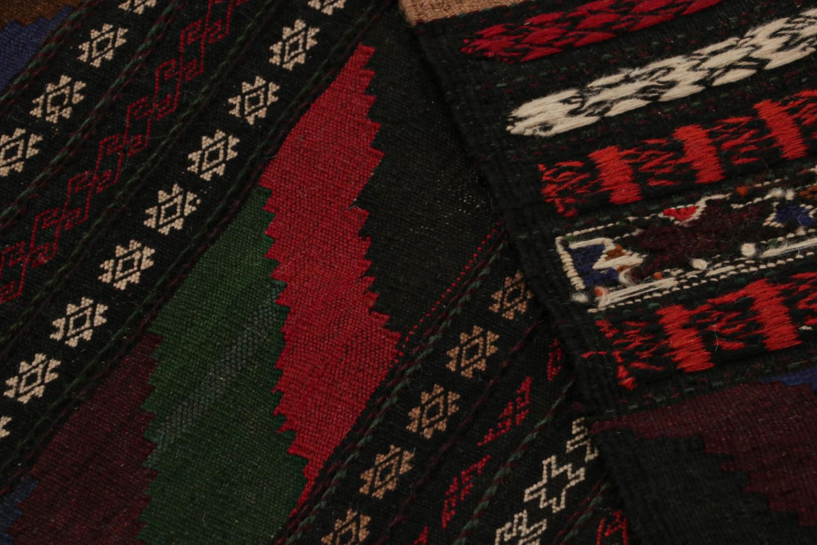 Vintage Afghan Baluch Kilim Runner Rug