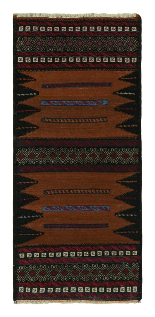 Vintage Afghan Baluch Kilim Runner Rug