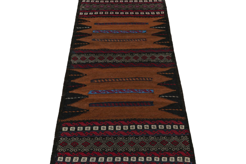 Vintage Afghan Baluch Kilim Runner Rug