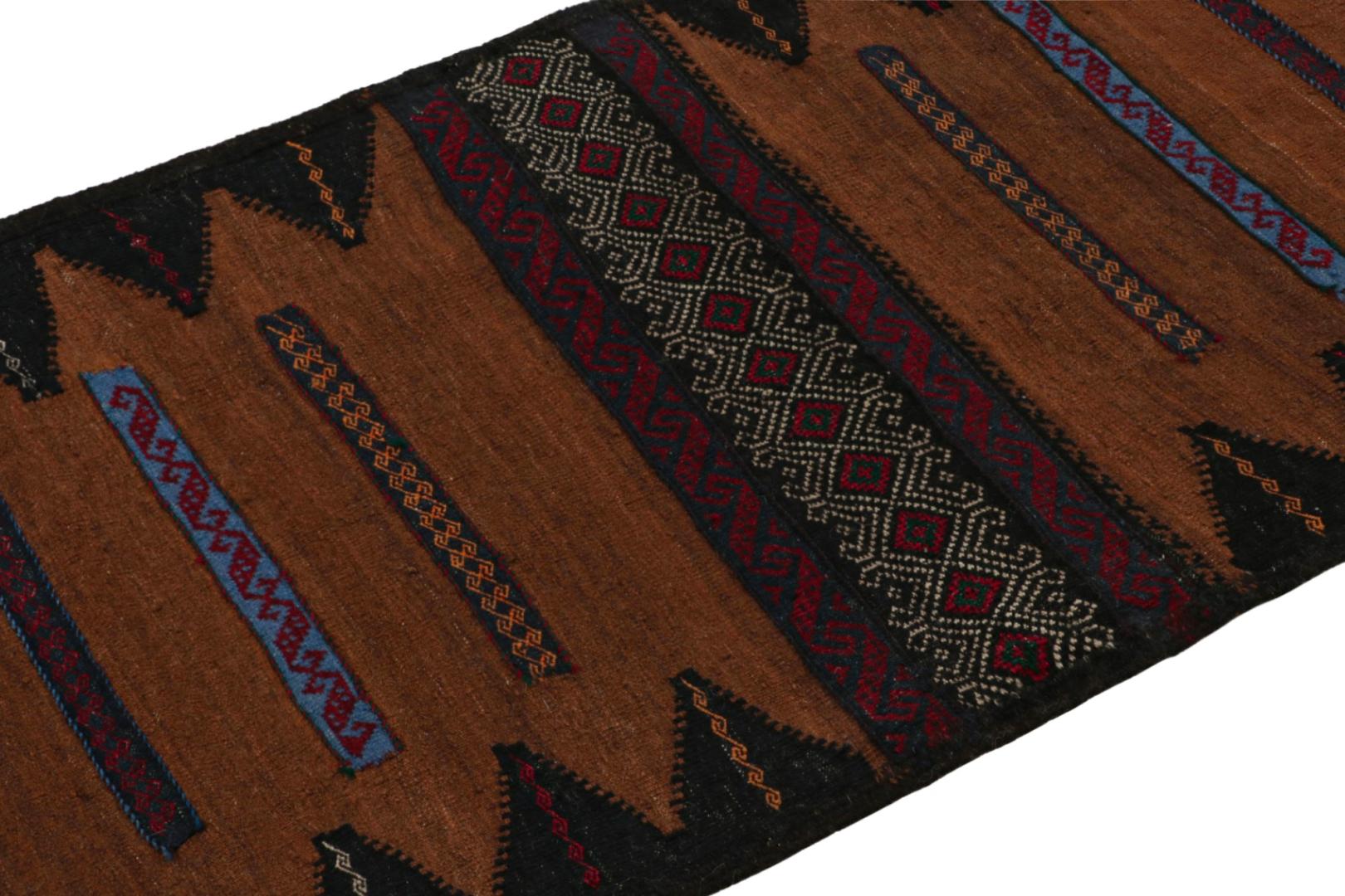 Vintage Afghan Baluch Kilim Runner Rug