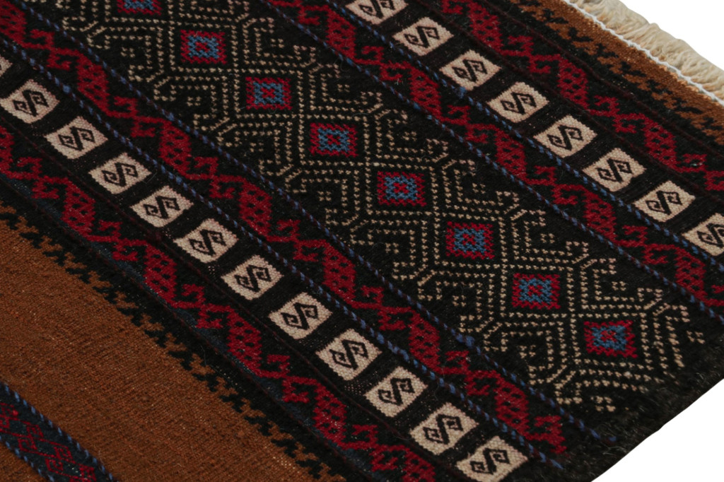 Vintage Afghan Baluch Kilim Runner Rug