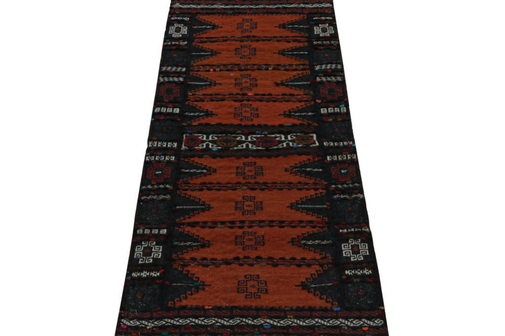 Vintage Afghan Baluch Kilim Runner Rug