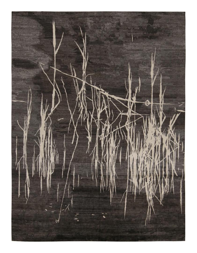 Modern Abstract “Water Wonder Night” Rug