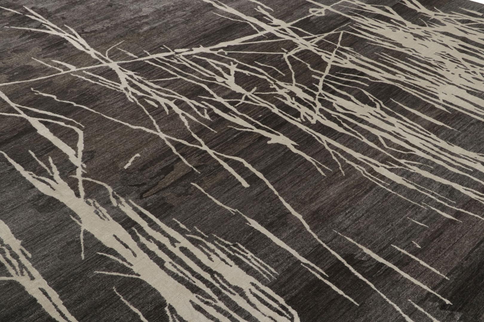 Modern Abstract “Water Wonder Night” Rug