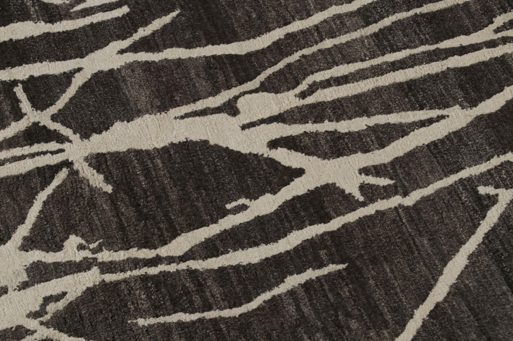 Modern Abstract “Water Wonder Night” Rug