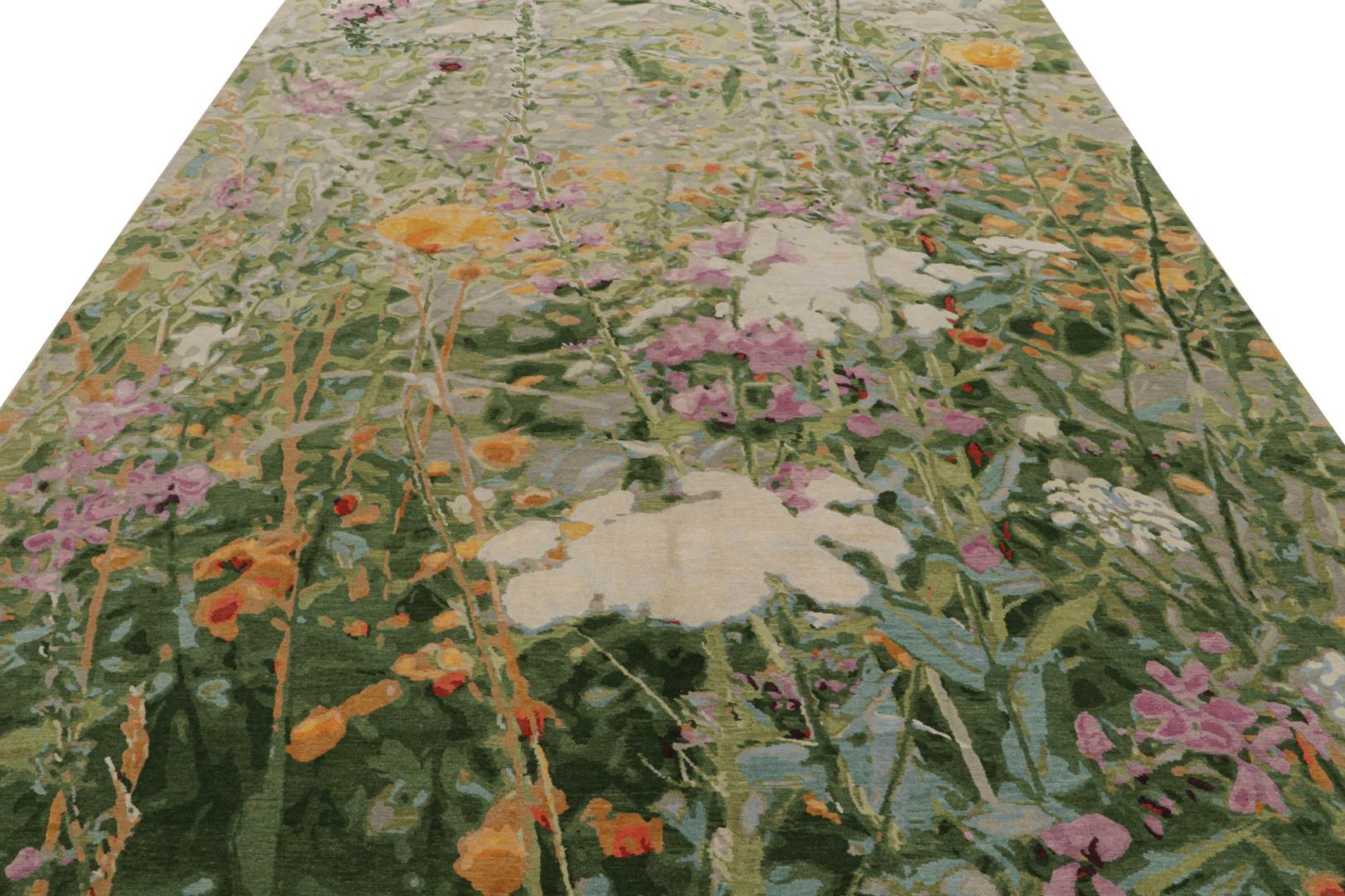 Modern Abstract “Wild Flowers Spring” Rug