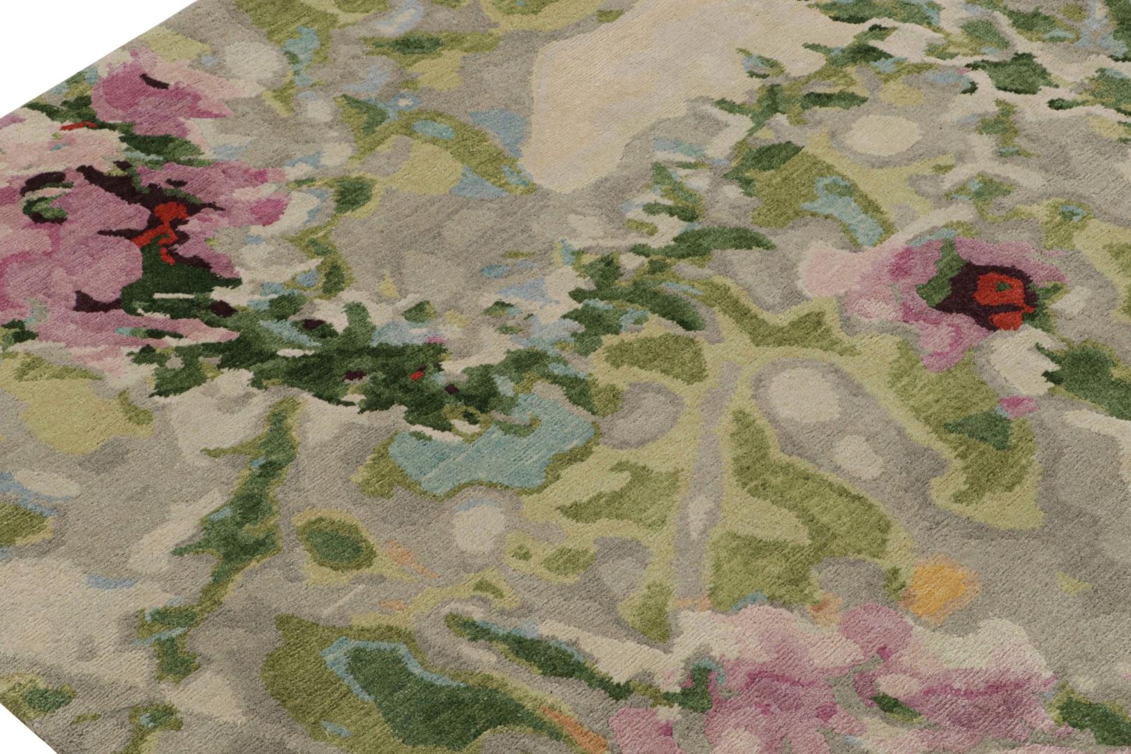 Modern Abstract “Wild Flowers Spring” Rug