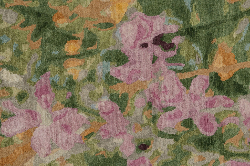 Modern Abstract “Wild Flowers Spring” Rug
