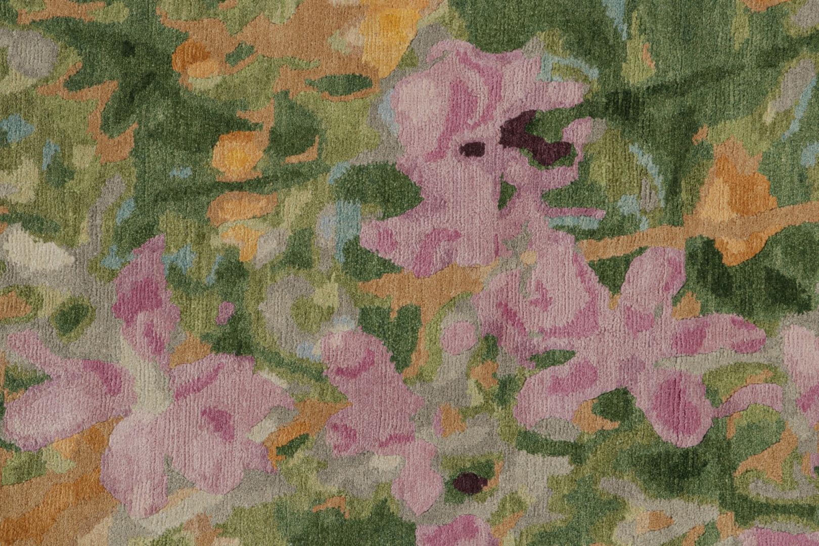 Modern Abstract “Wild Flowers Spring” Rug