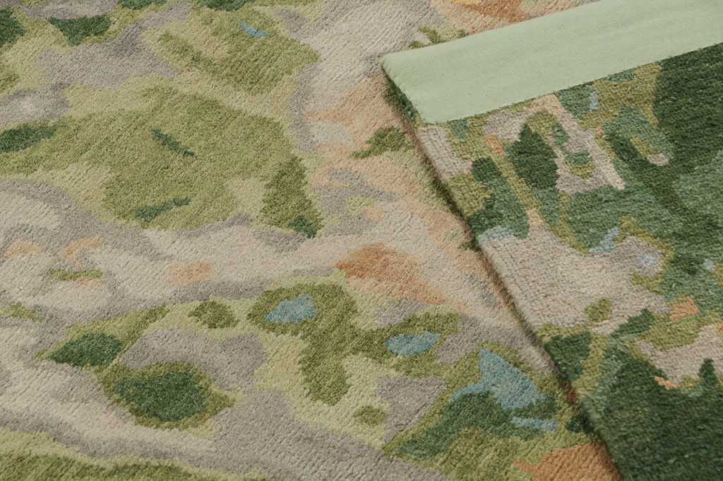 Modern Abstract “Wild Flowers Spring” Rug