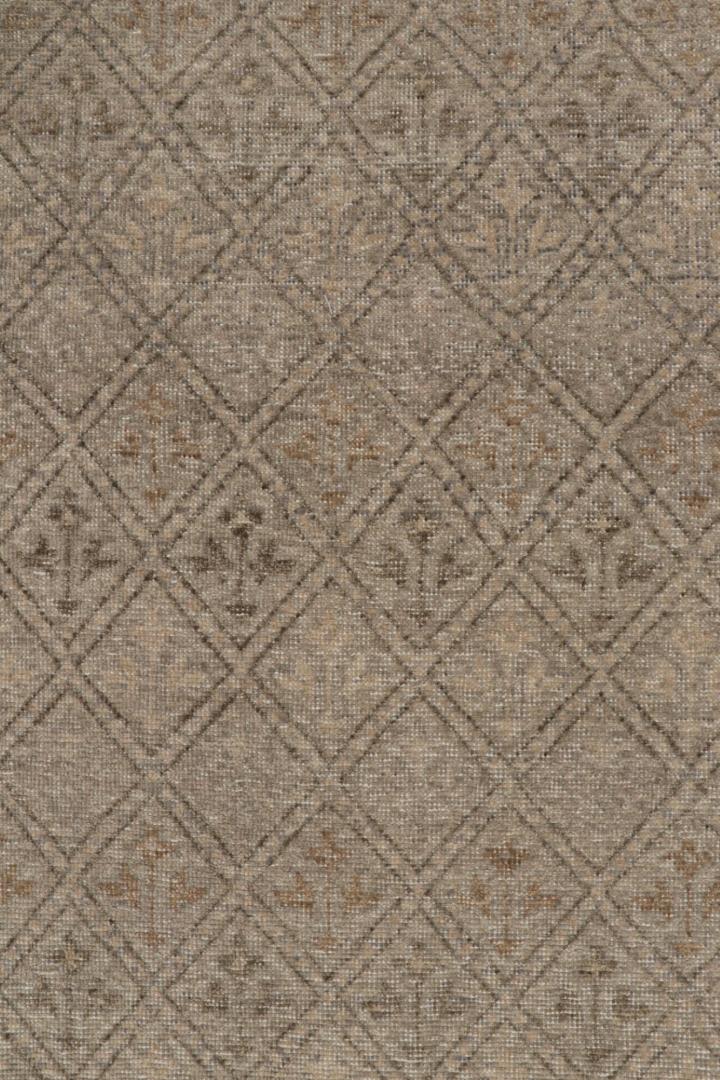 Distressed Abstract Tribal Rug