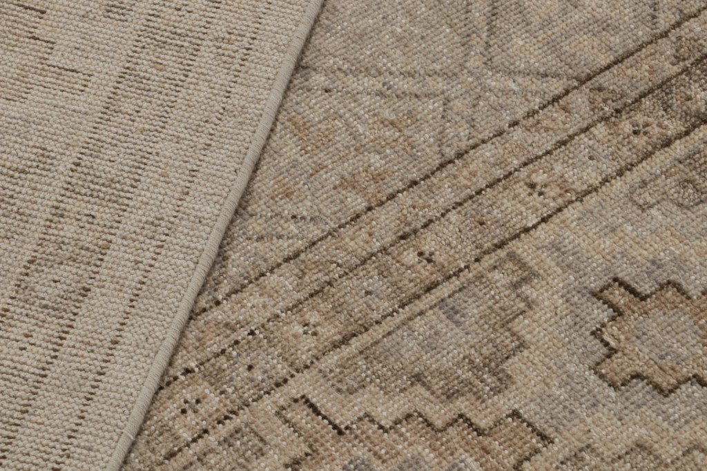 Distressed Abstract Tribal Rug