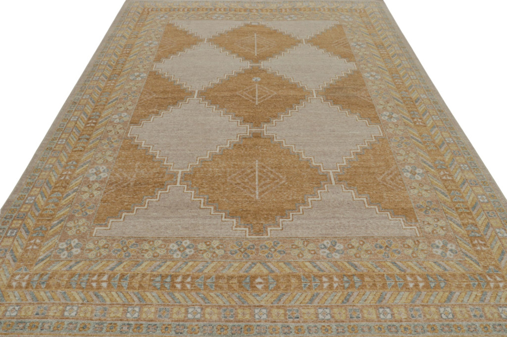 Distressed Modern Rug in Black