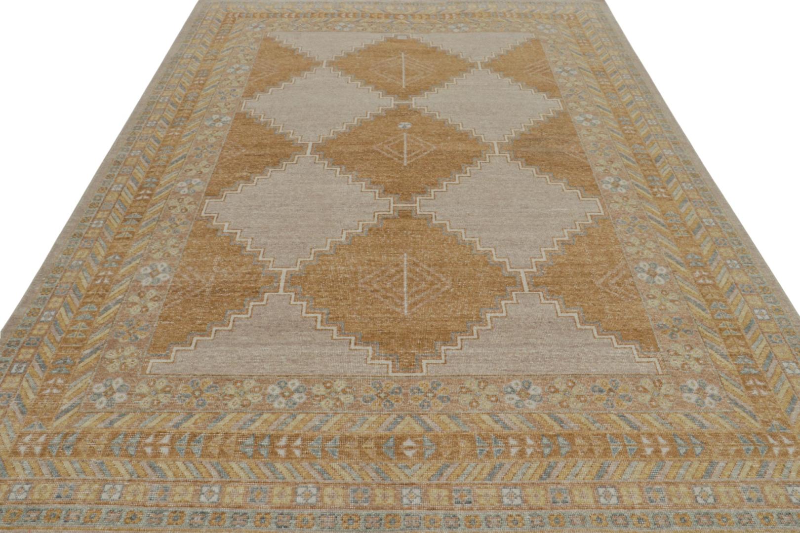Distressed Modern Rug in Black