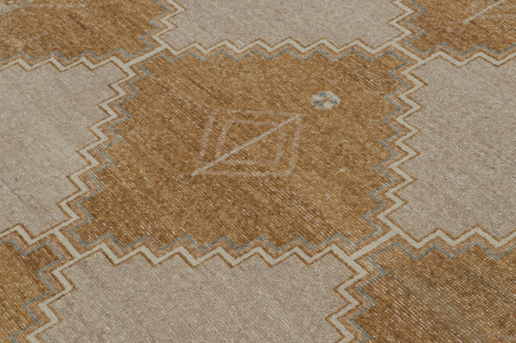 Distressed Modern Rug in Black