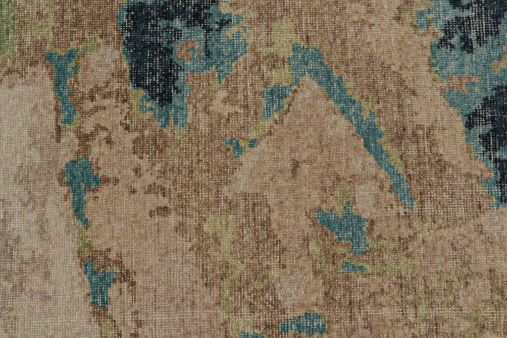 Modern Distressed Abstract Rug