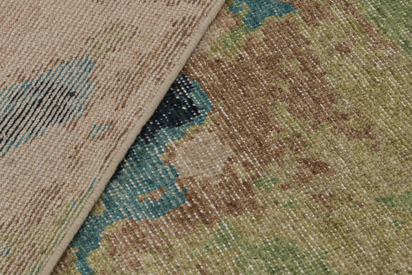 Modern Distressed Abstract Rug