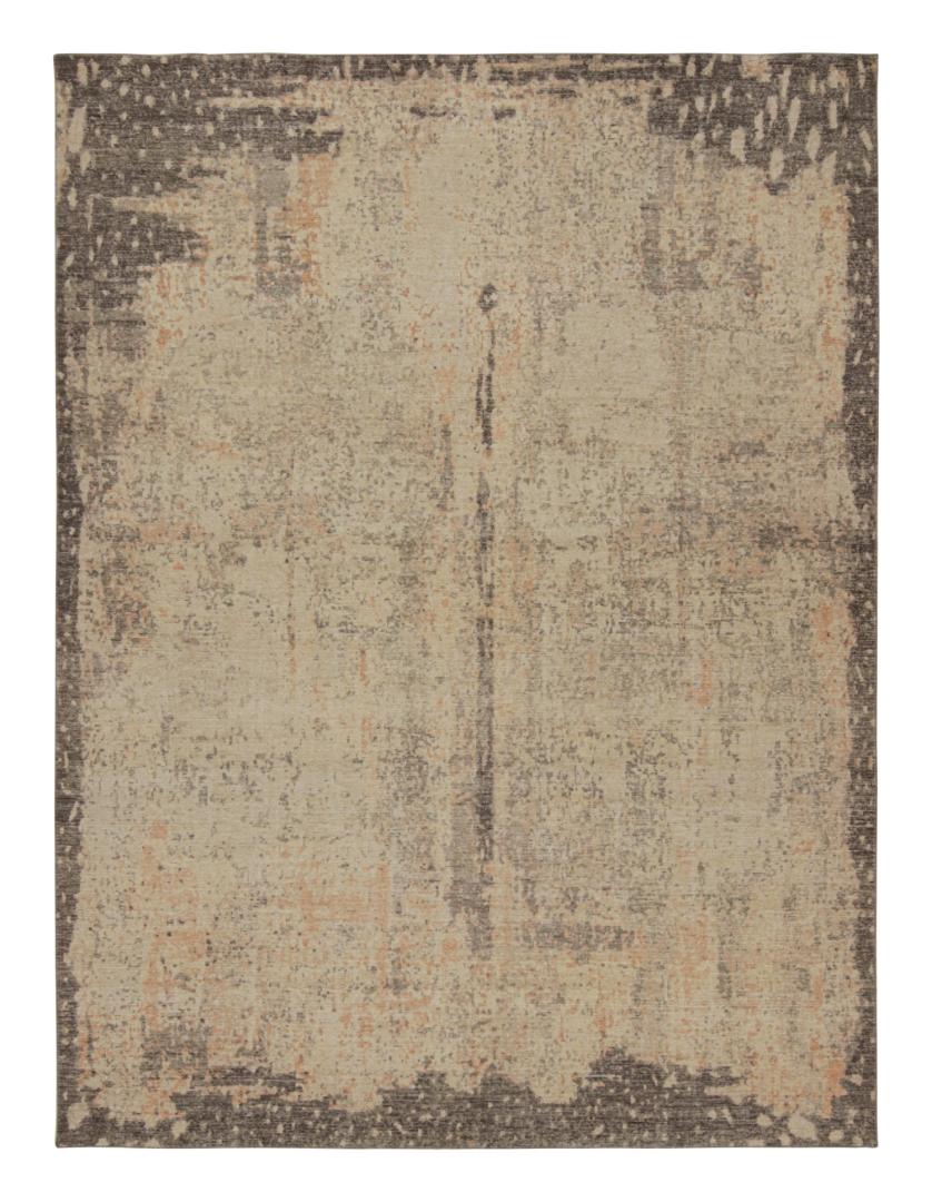 Modern Distressed Abstract Rug