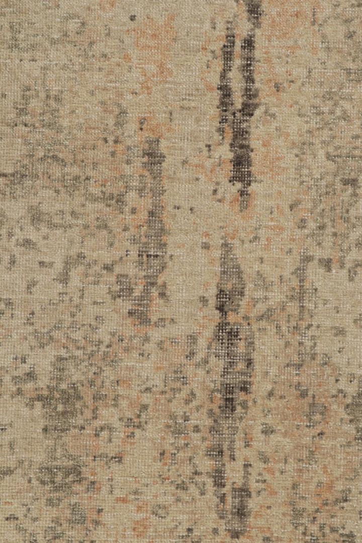 Modern Distressed Abstract Rug