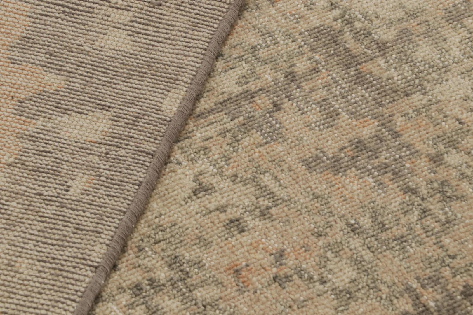 Modern Distressed Abstract Rug