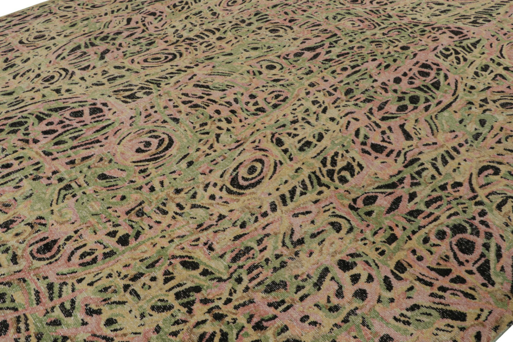 Abstract Expressionist Geometric Rug