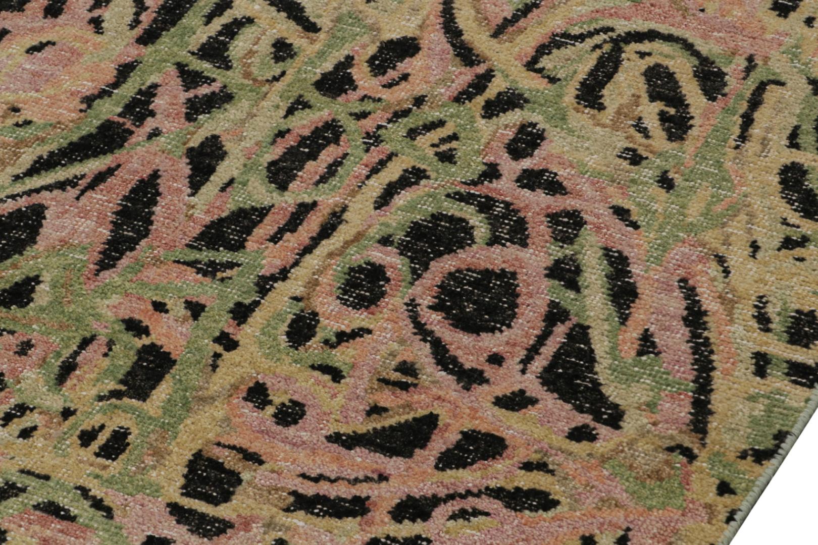 Abstract Expressionist Geometric Rug