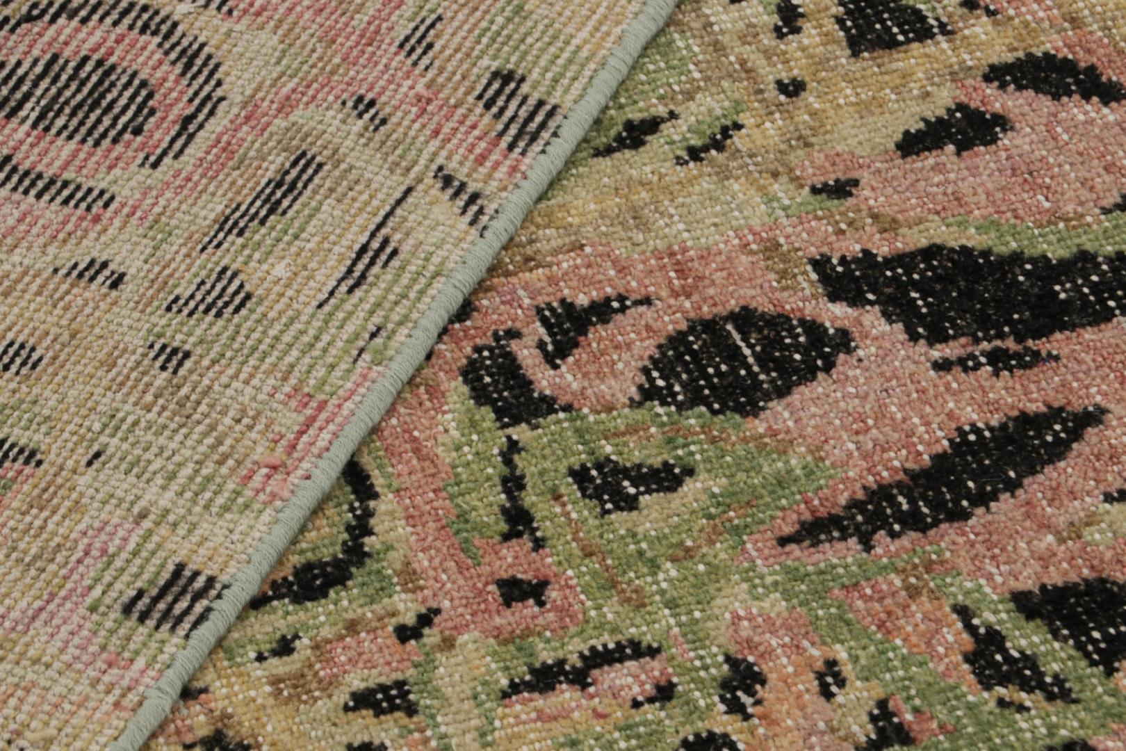 Abstract Expressionist Geometric Rug