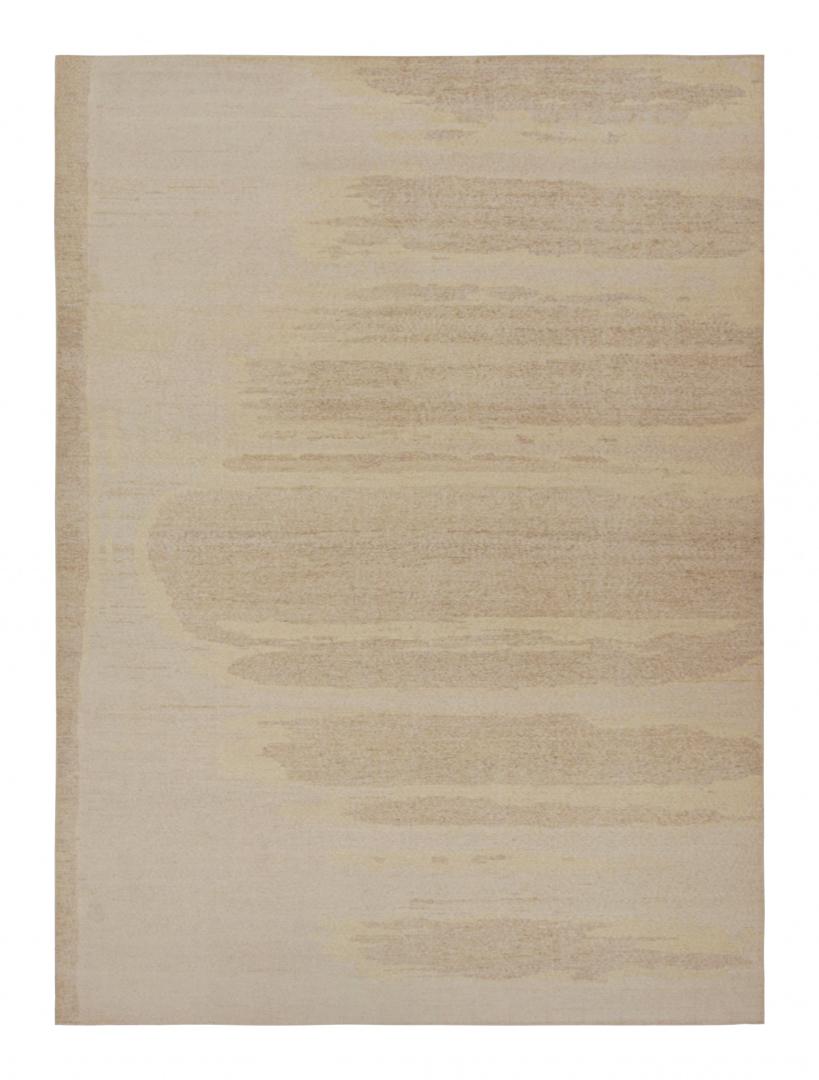 Abstract Minimalist Neutral Rug
