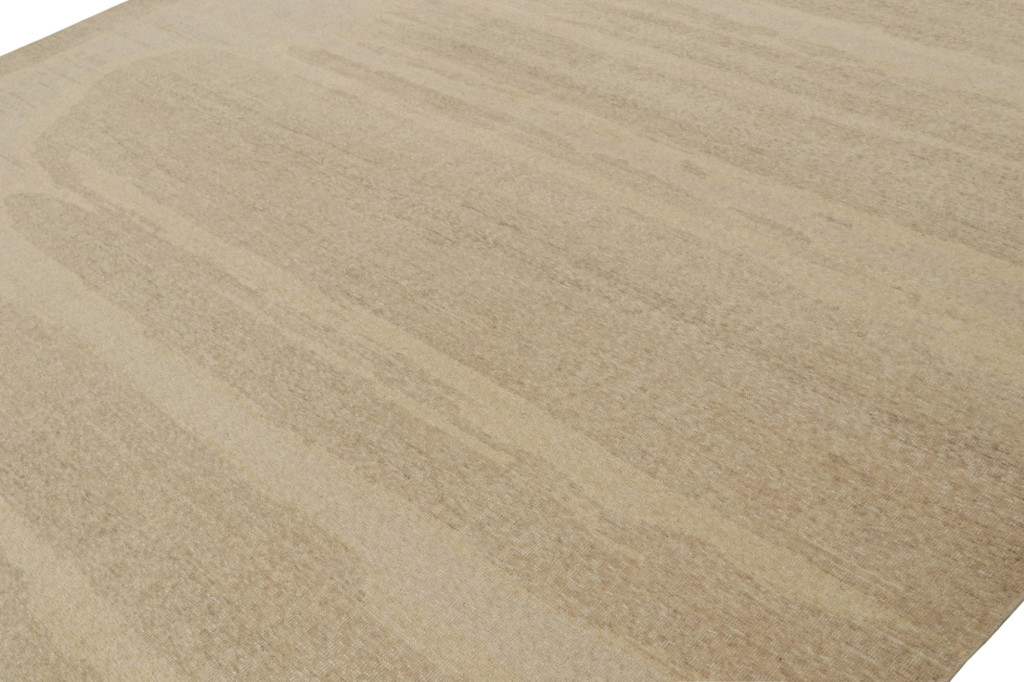 Abstract Minimalist Neutral Rug