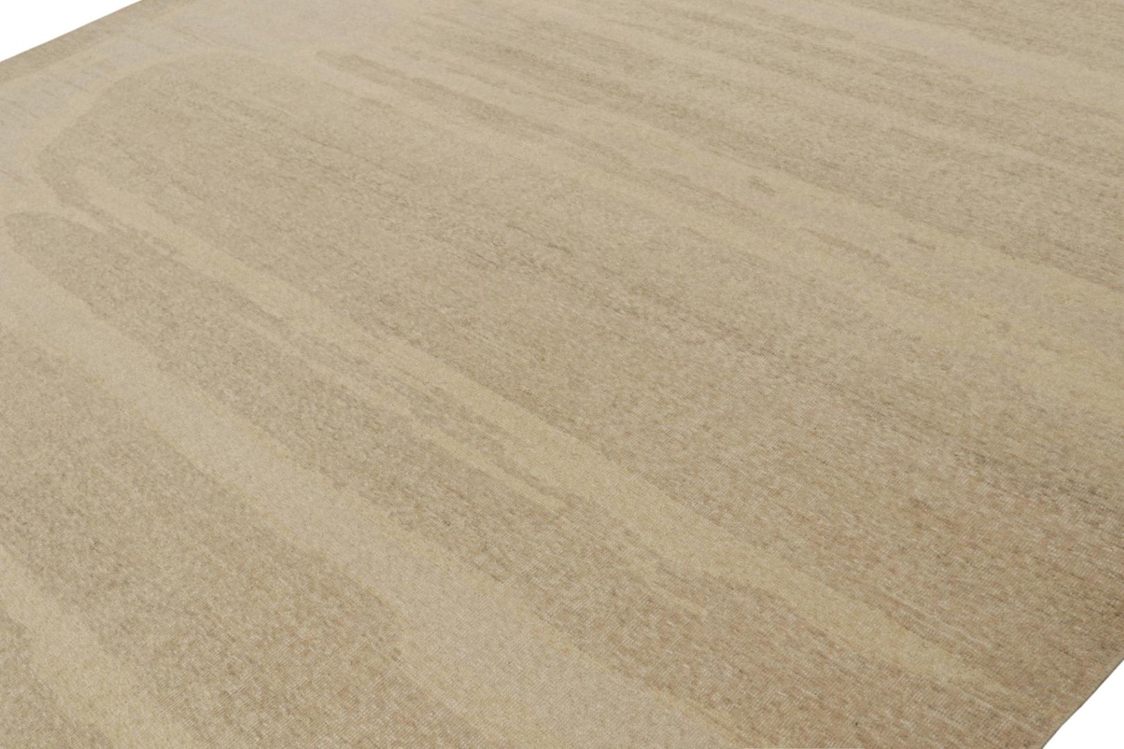 Abstract Minimalist Neutral Rug