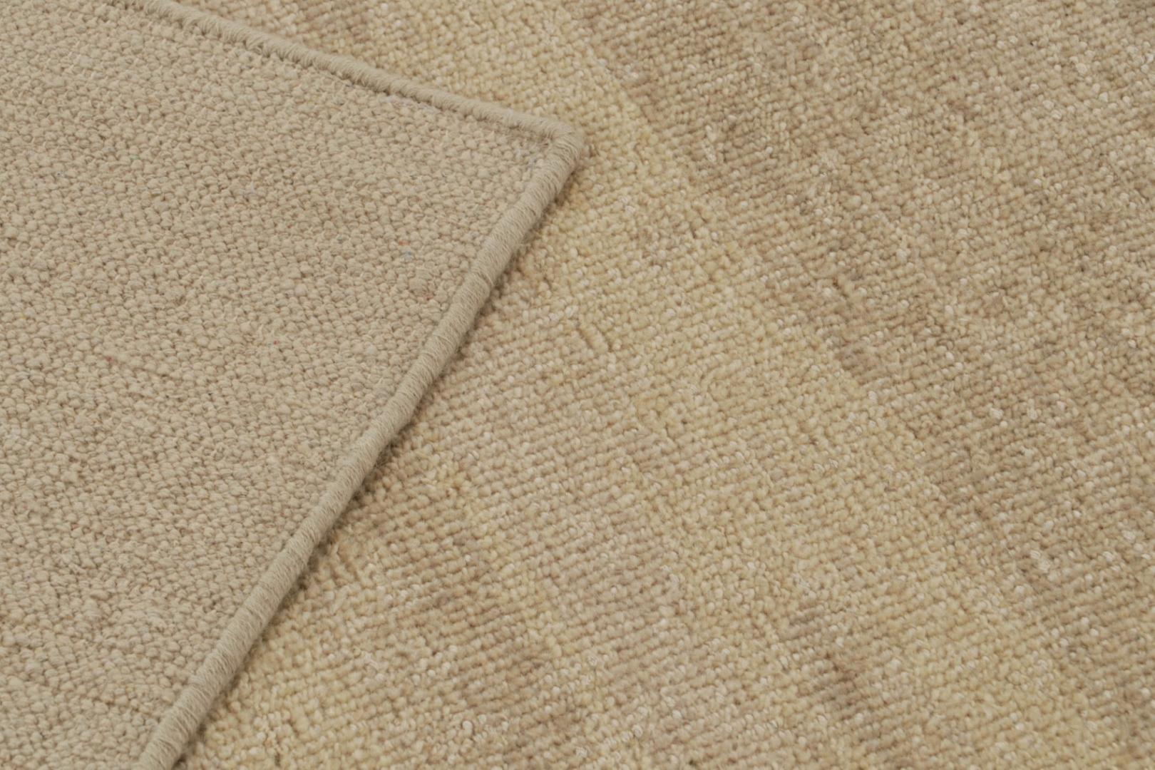 Abstract Minimalist Neutral Rug