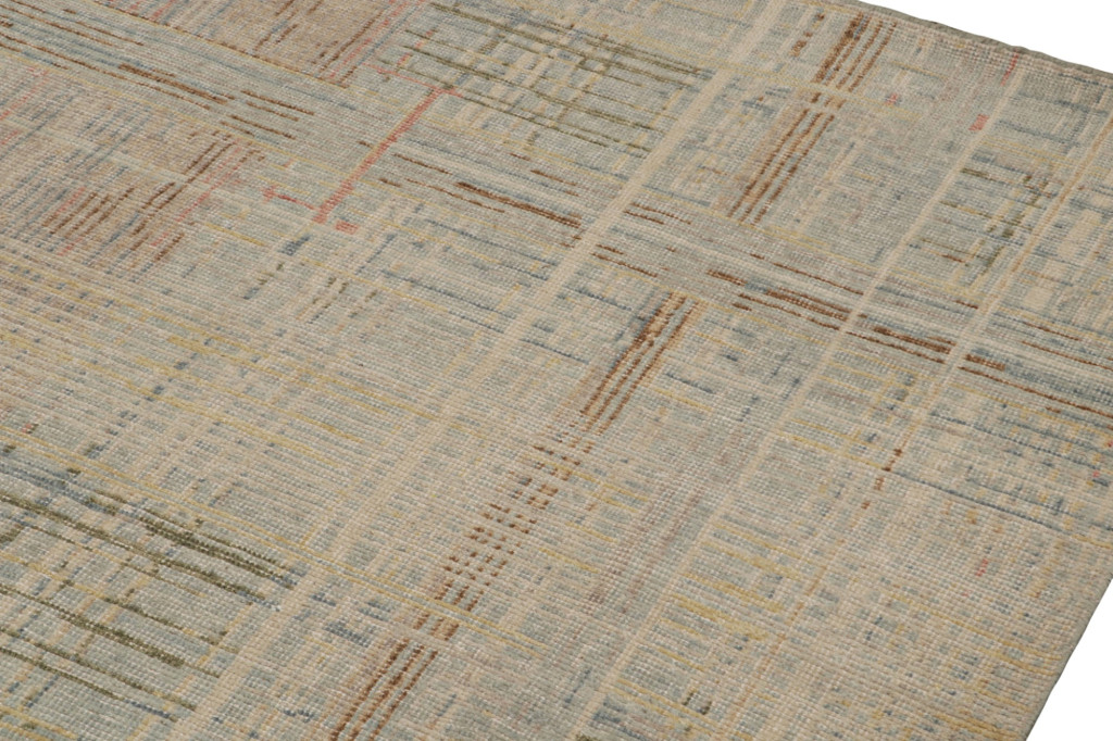 Distressed Abstract Polychromatic Rug