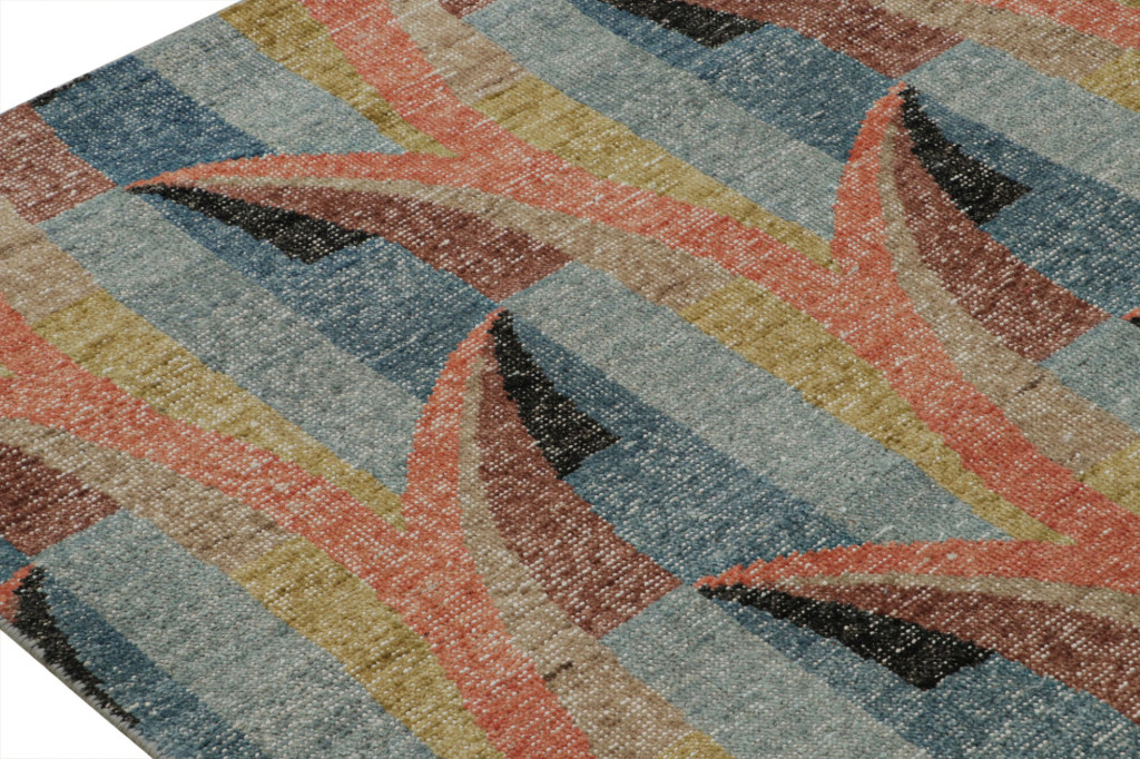 Modern Distressed Deco Rug