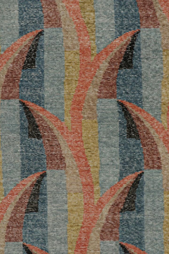 Modern Distressed Deco Rug