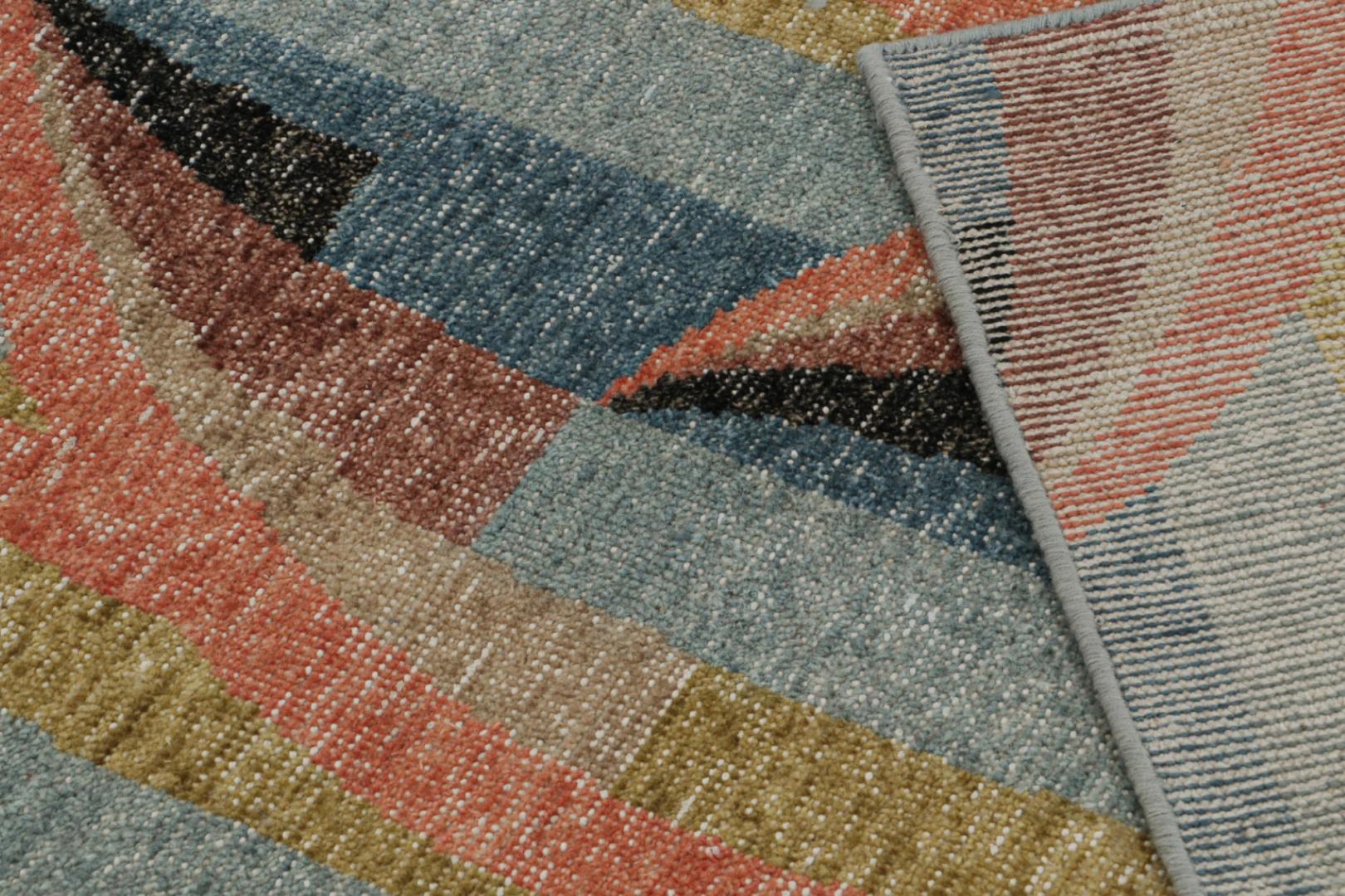 Modern Distressed Deco Rug