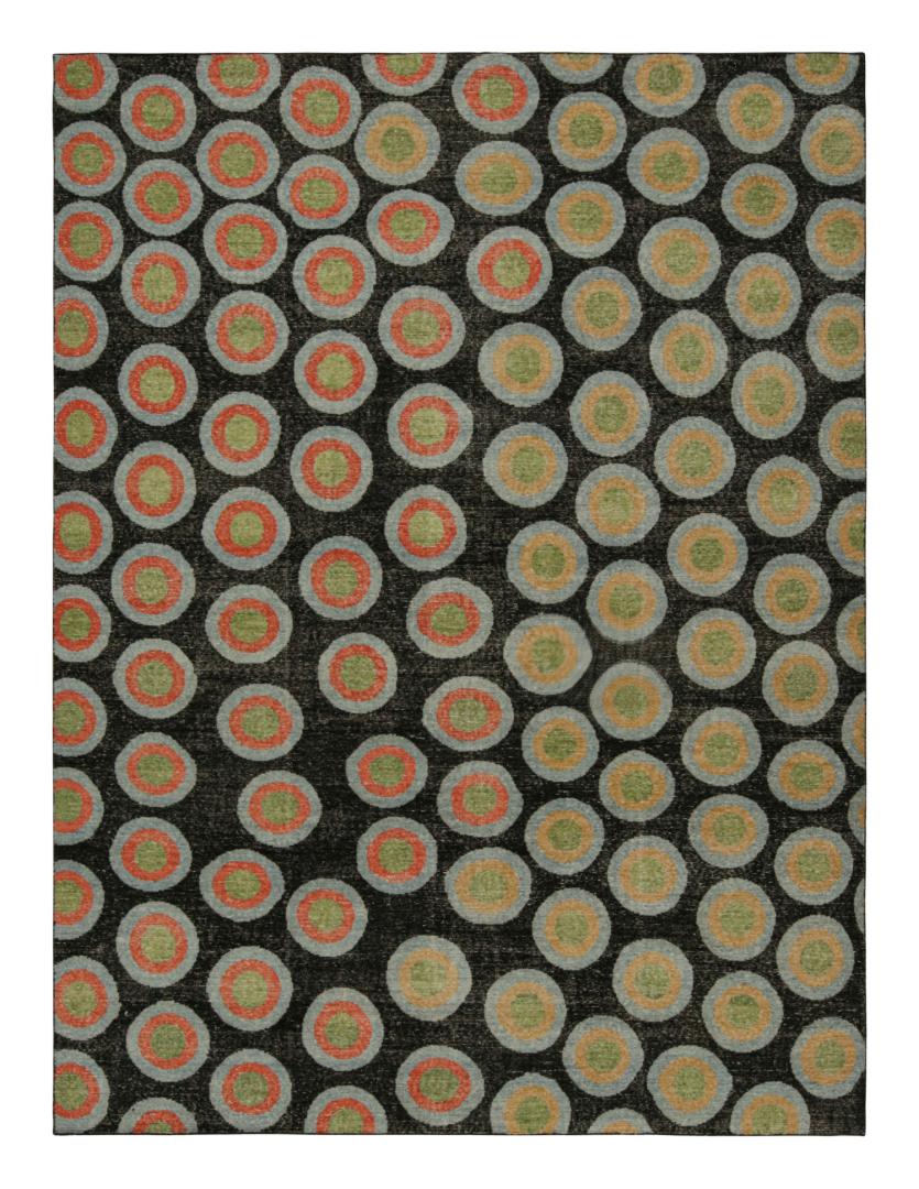 Modern Deco Rug with Geometric Patterns