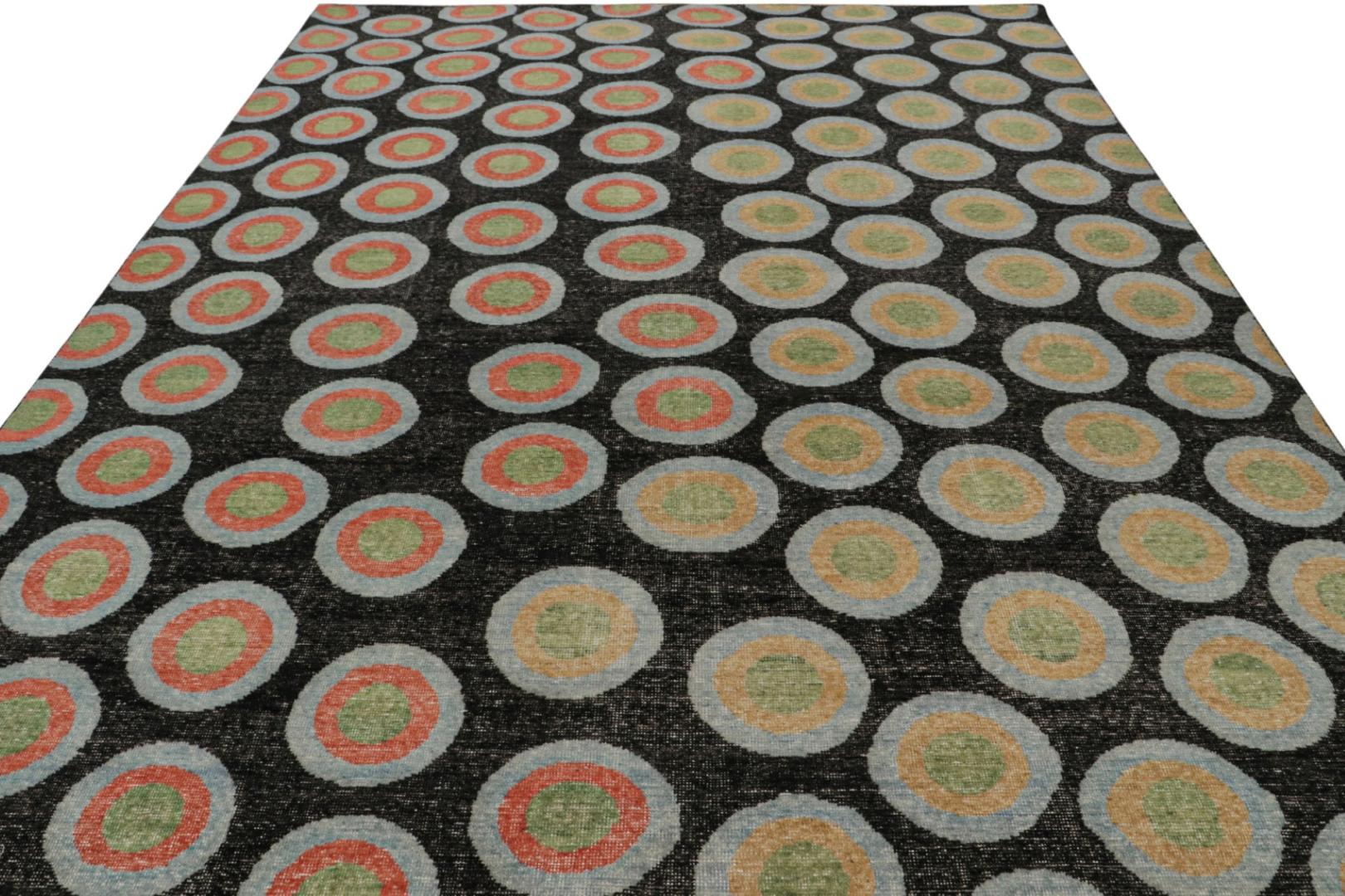 Modern Deco Rug with Geometric Patterns