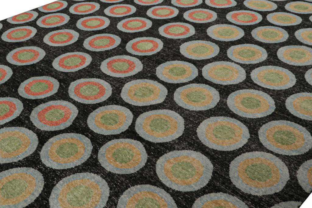 Modern Deco Rug with Geometric Patterns