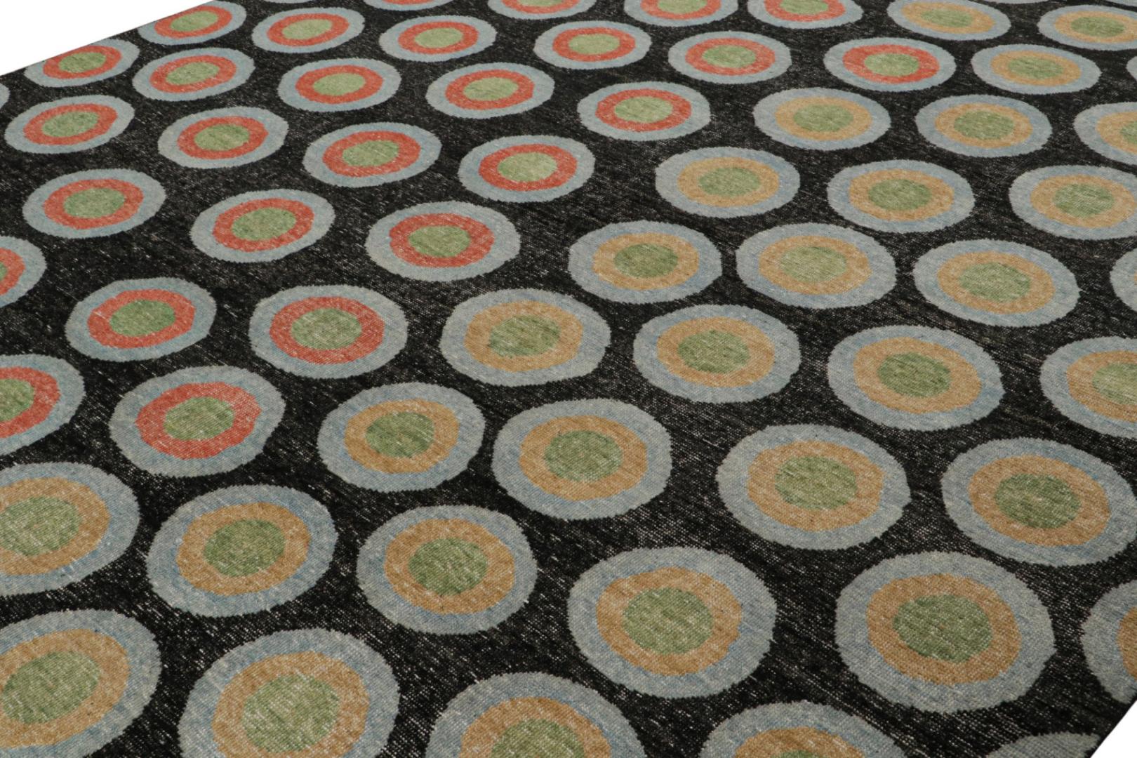 Modern Deco Rug with Geometric Patterns